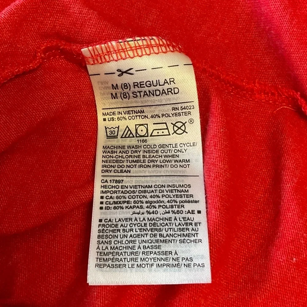 Old Navy Bright Red Kids Short Sleeve Tee